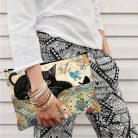 Cica mintás kozmetikai táska