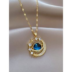 Bolygó és csillagok nyaklánc 