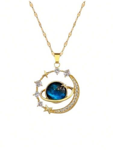 Bolygó és csillagok nyaklánc 