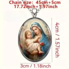 Szűz Mária és a gyermek Jézus medálos nyaklánc