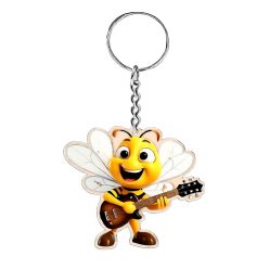 Méhecskés kulcstartó