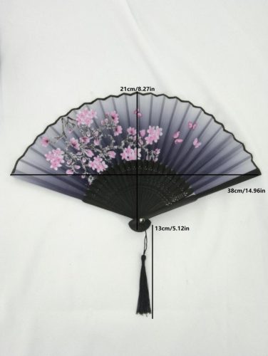 Pillangós és sakurás legyező