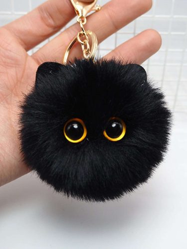 Aranyos cica kulcstartó