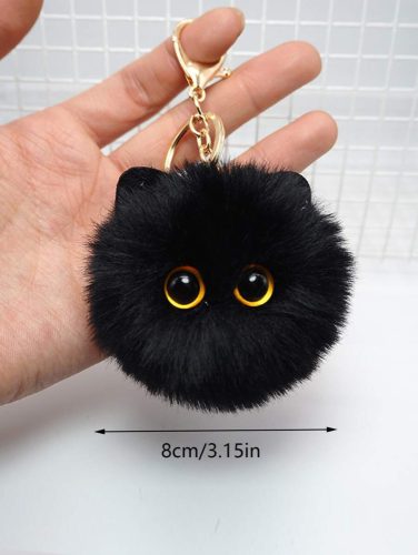 Aranyos cica kulcstartó