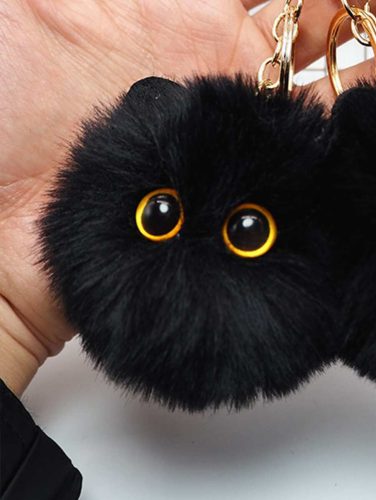 Aranyos cica kulcstartó