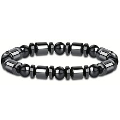 Férfi hematit karkötő – Vegyes kőformák