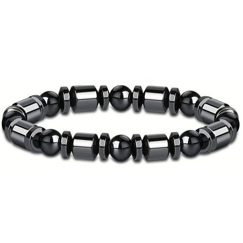 Férfi hematit karkötő – Vegyes kőformák