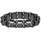 Férfi hematit karkötő – Dupla soros design