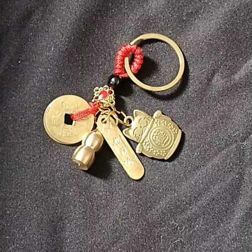 Gazdagság és szerencse kulcstartó 