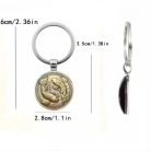 Szerencse kulcstartó Koi halas