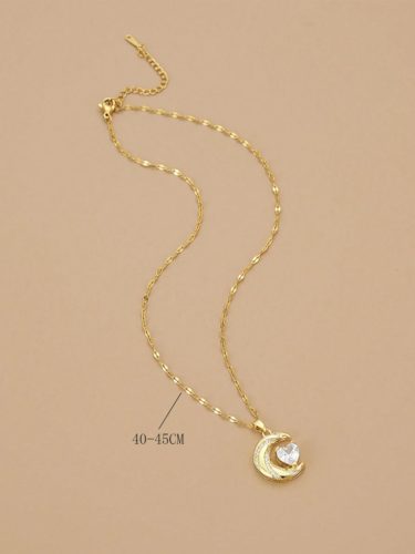 Hold és szív nyaklánc