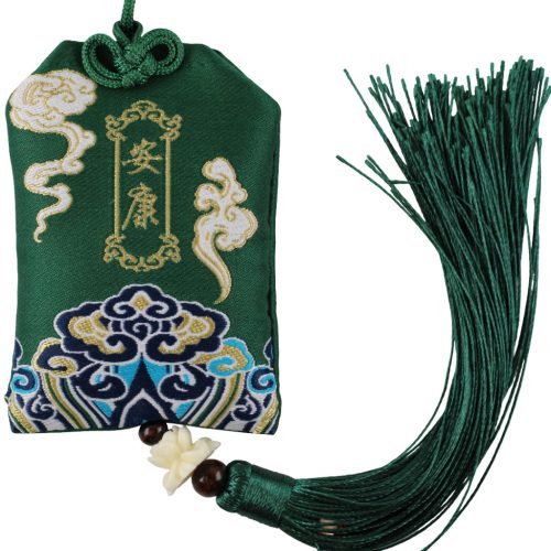 Egészség és jólét talizmán bojttal