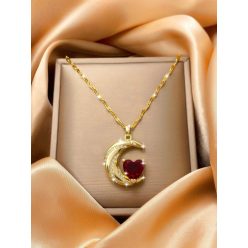 Hold és szív nyaklánc