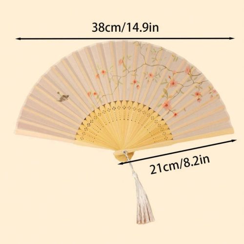 Madaras és sakurás legyező