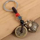 Szerencsemacska kulcstartó