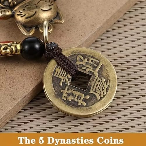 Szerencsemacska kulcstartó