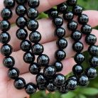 Fekete obszidián karkötő