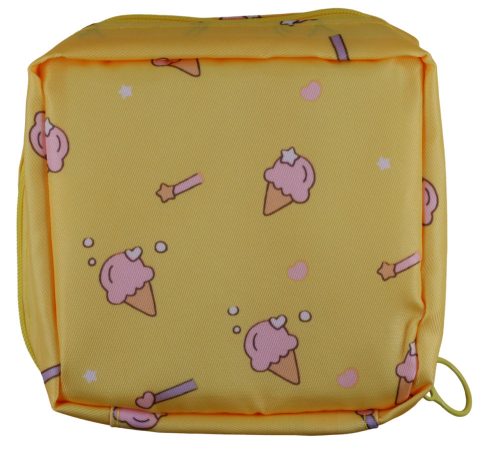 Praktikus tároló apróságokhoz táskába (sárga)