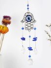 Nazar védelmező kristály függő Hamsa kézzel