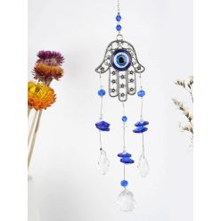 Nazar védelmező kristály függő Hamsa kézzel