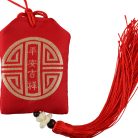 Béke és biztonság talizmán bojttal