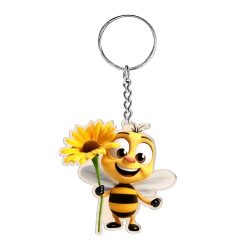 Méhecskés kulcstartó